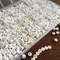 1400pcs Letter Beads A-Z 4x7mm White On Gold Round Acrylic Alphabet Heart Beads and Beading Cord for Jewelry Making Bracelets Necklaces Key Chains